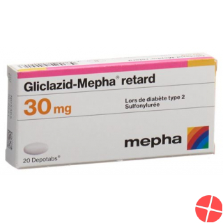 Gliclazid Mepha 30 Retard Depotabs 30mg 120 Stück