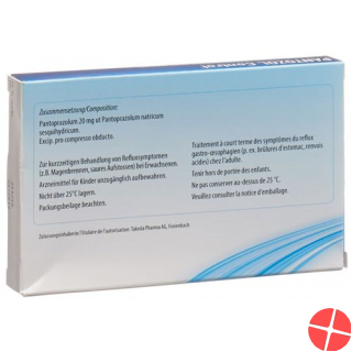 Pantozol Control 20mg 14 Tabletten
