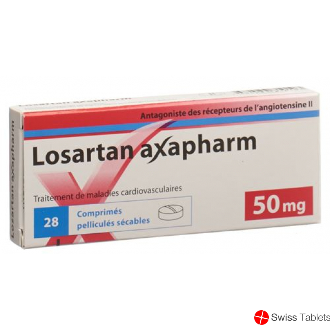 Losartan Axapharm Filmtabletten 50mg 98 Stück buy online