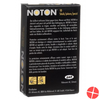 Noton Ear Gehörschutzpfropfen 5 Paar