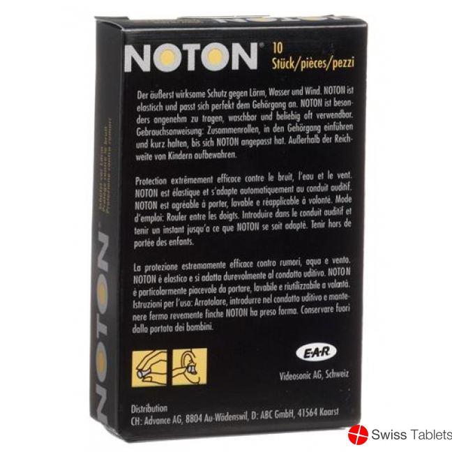 Noton Ear Gehörschutzpfropfen 5 Paar buy online