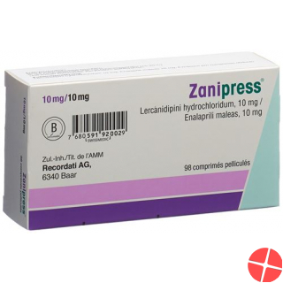 Zanipress Filmtabletten 10/10mg 28 Stück