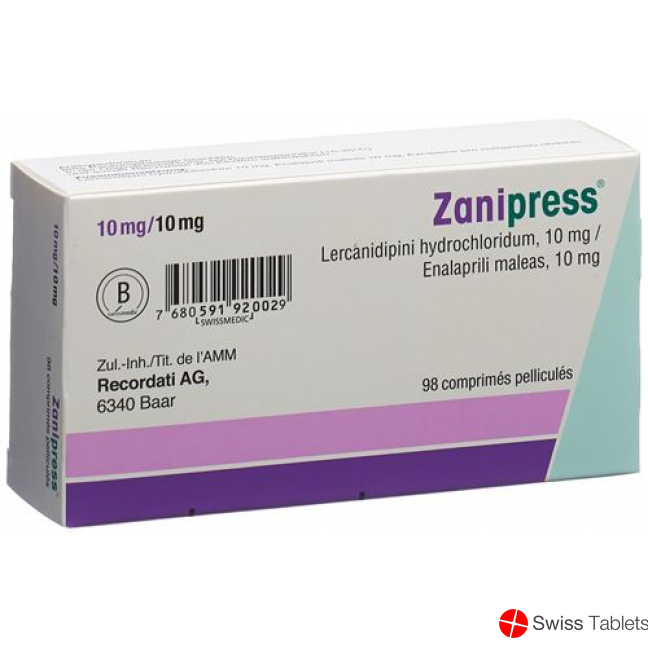 Zanipress Filmtabletten 10/10mg 28 Stück buy online