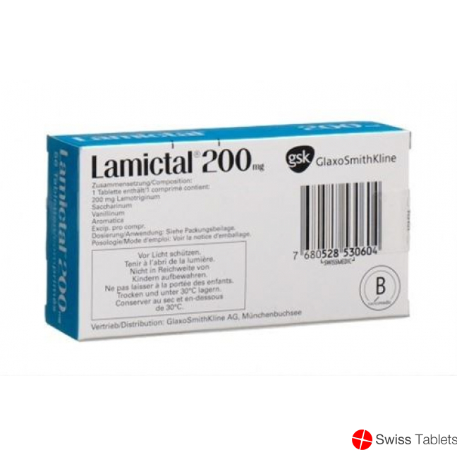 Lamictal Disp Tabletten 200mg 56 Stück buy online