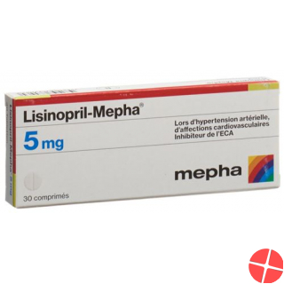 Lisinopril Mepha Tabletten 5mg 100 Stück