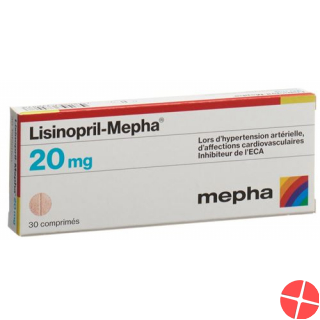 Lisinopril Mepha Tabletten 20mg 100 Stück
