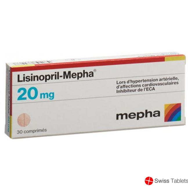 Lisinopril Mepha Tabletten 20mg 100 Stück buy online