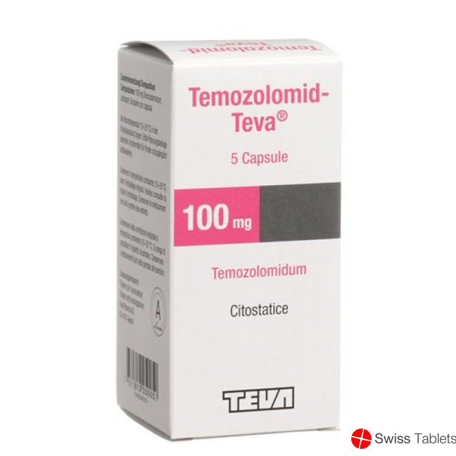 Temozolomid Teva Kapseln 100mg 20 Stück buy online