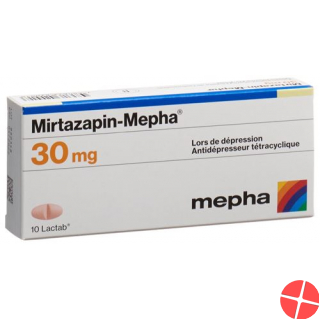 Mirtazapin Mepha Lactabs 30mg 30 Stück