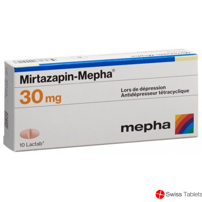 Mirtazapin Mepha Lactabs 30mg 30 Stück buy online