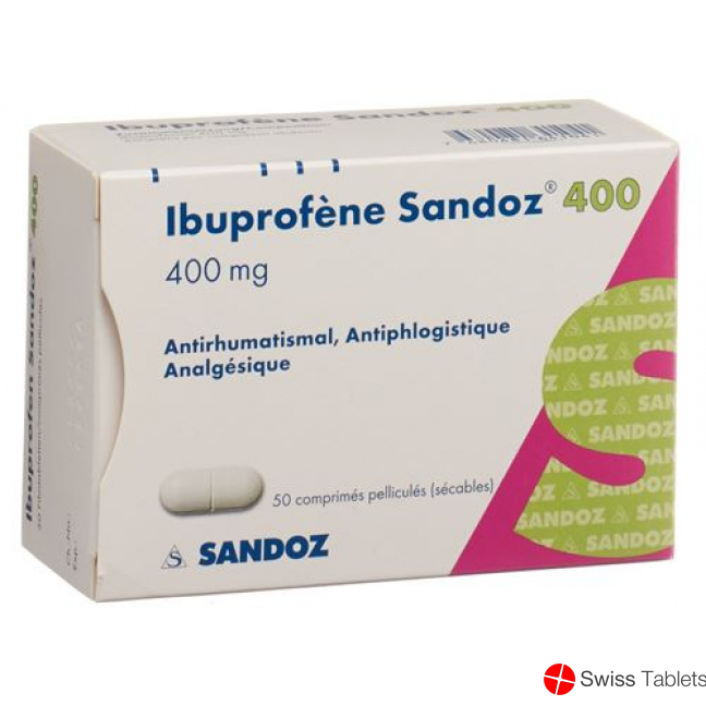 Ibuprofen Sandoz Filmtabletten 400mg 20 Stück buy online
