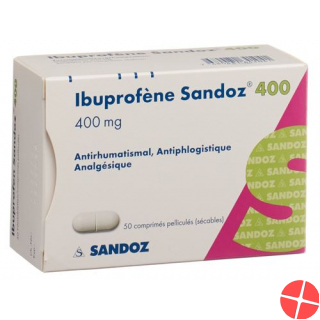 Ibuprofen Sandoz Filmtabletten 400mg 100 Stück
