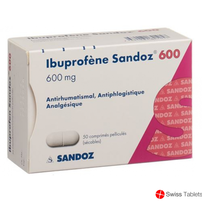 Ibuprofen Sandoz Filmtabletten 600mg 20 Stück buy online