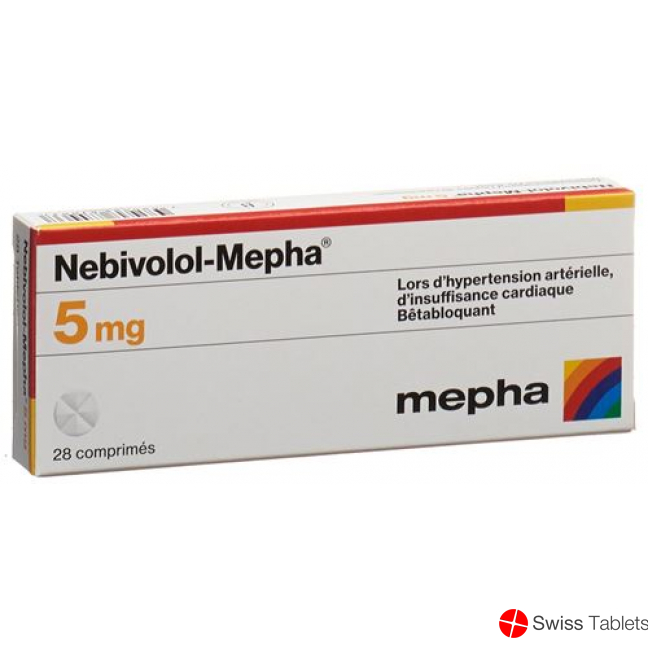 Nebivolol Mepha Tabletten 5mg 98 Stück buy online