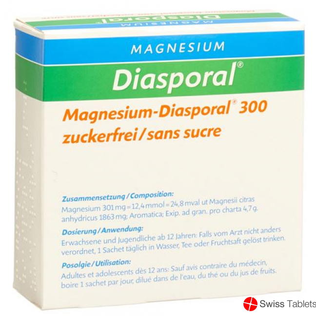 Magnesium Diasporal 300mg Zuckerfrei 15x 20 Stück buy online