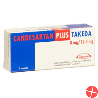 Candesartan Plus Takeda Tabletten 8/12.5mg 98 Stück