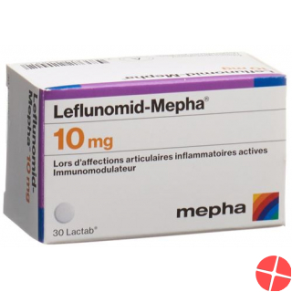 Leflunomid Mepha Lactabs 10mg 100 Stück