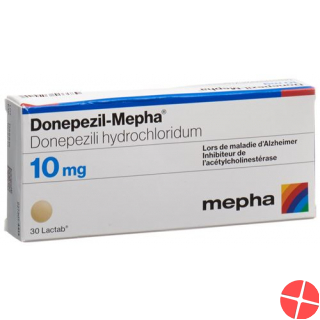 Donepezil Mepha Lactabs 10mg 100 Stück Donepezil Mepha Lactabs 10mg 100 Stück