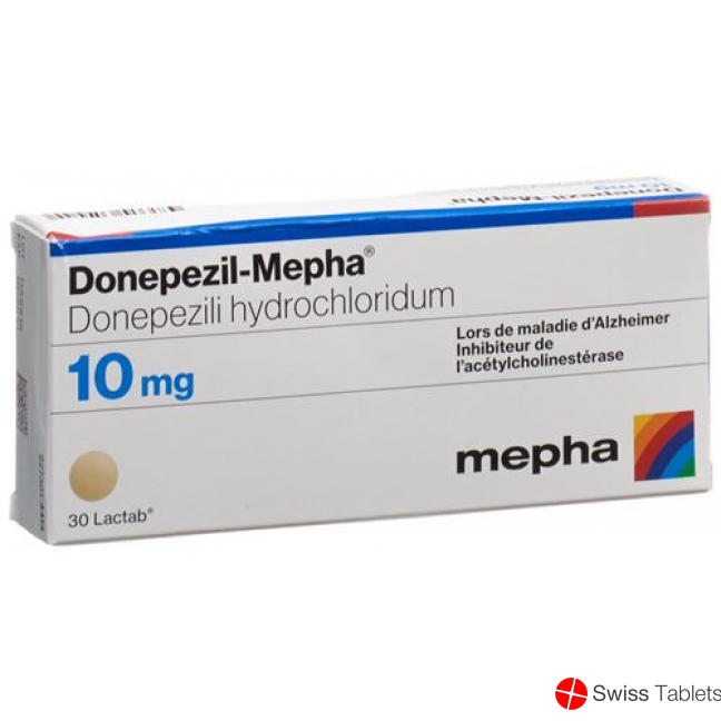 Donepezil Mepha Lactabs 10mg 100 Stück buy online