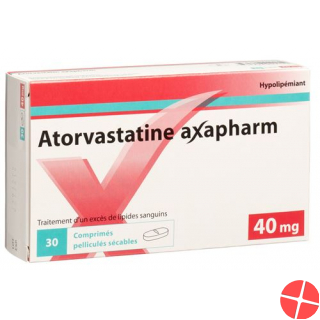 Atorvastatin Axapharm Filmtabletten 40mg 100 Stück Atorvastatin Axapharm Filmtabletten 40mg 100 Stück