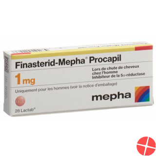 Finasterid Mepha Procapil Filmtabletten 1mg 98 Stück