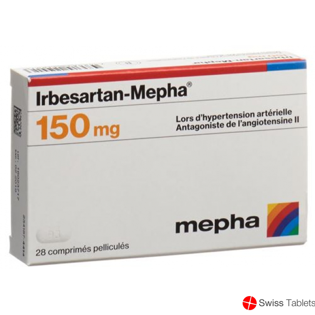 Irbesartan Mepha Filmtabletten 150mg 98 Stück buy online