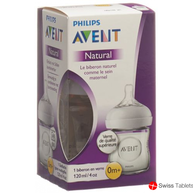 Avent Naturnah-Flasche 120ml Glas buy online