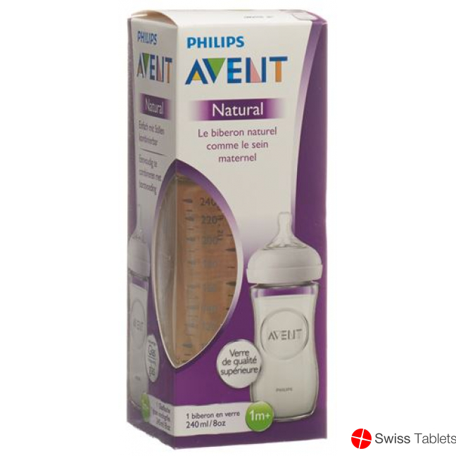 Avent Naturnah-Flasche 240ml Glas buy online