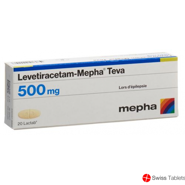 Levetiracetam Mepha Teva Lactabs 500mg 200 Stück buy online