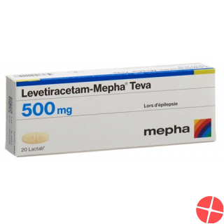 Levetiracetam Mepha Teva Lactabs 500mg 100 Stück