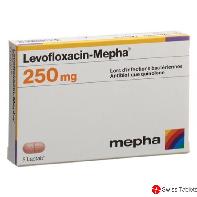 Levofloxacin Mepha Lactabs 250mg 10 Stück buy online