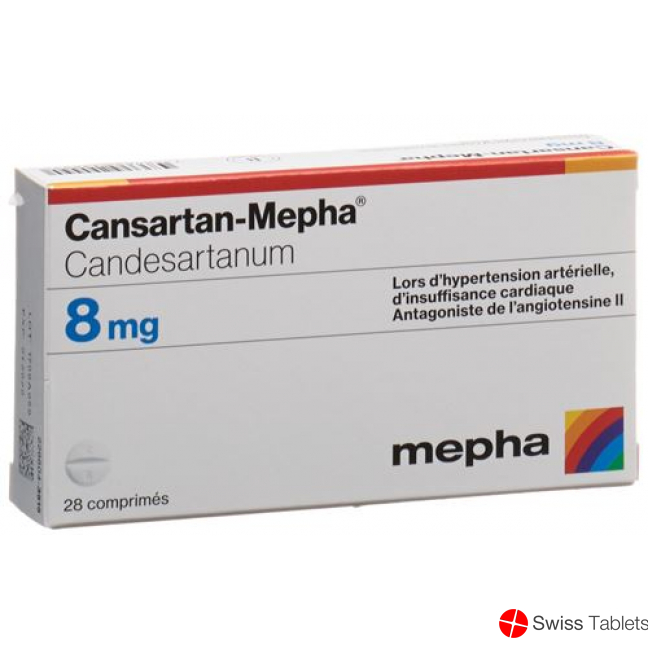 Cansartan Mepha Tabletten 8mg 98 Stück buy online