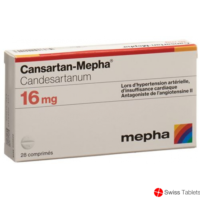Cansartan Mepha Tabletten 16mg 98 Stück buy online