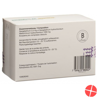 Kombiglyze XR Filmtabletten 2.5mg/1000mg 196 Stück