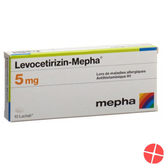Levocetirizin Mepha Lactabs 5mg 50 Stück