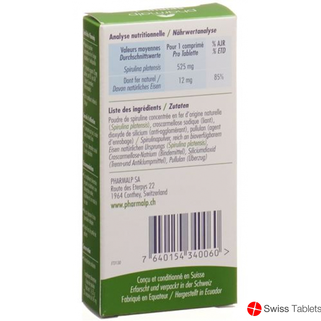 Pharmalp Spirul-1 Tabletten 30 Stück buy online