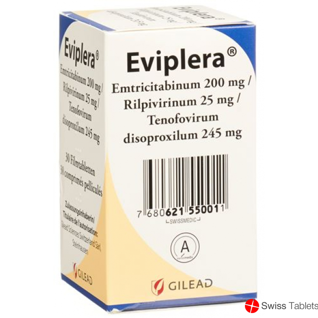 Eviplera Filmtabl 200mg / 25mg / 245mg Ds 30 pcs