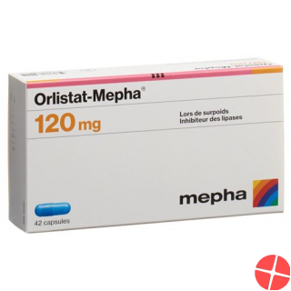 Orlistat Mepha Kaps 120 mg 84 pcs