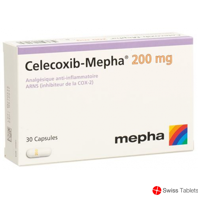 Celecoxib Mepha Kaps 200 mg 100 pcs Celecoxib Mepha Kaps 200 mg 100 pcs