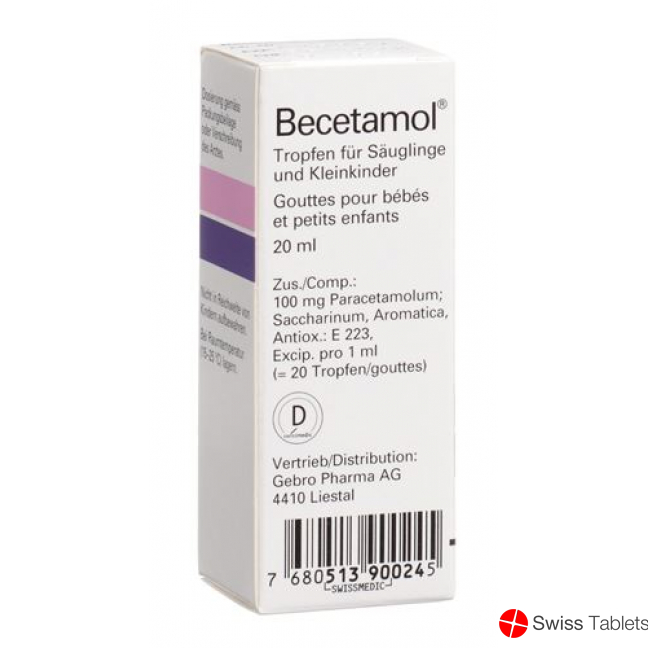 Becetamol Tropfen 20ml buy online