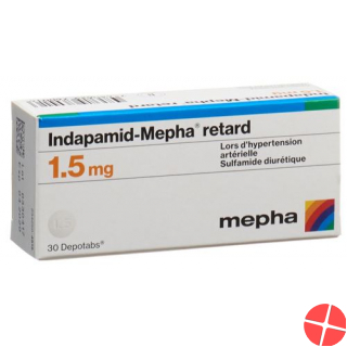Indapamide Mepha retard Depotabs 1.5 mg 90 pcs