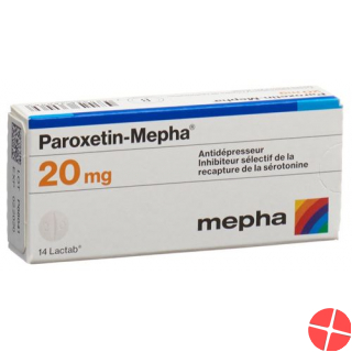 Paroxetine Mepha Lactab 20 mg 98 pcs