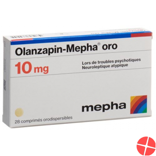 Olanzapine Mepha 10 mg 98 tablets