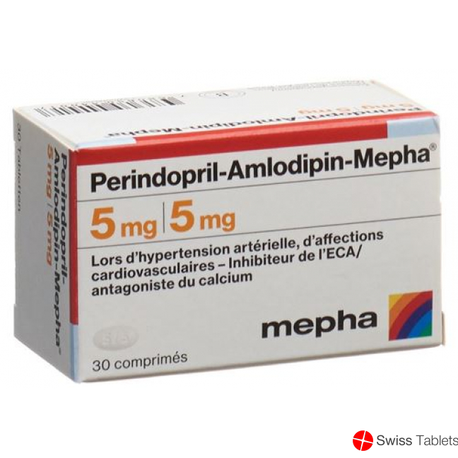Perindopril amlodipine 5mg tablets Mepha / 5mg Ds 90 pcs