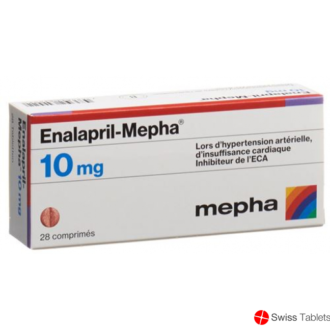 Enalapril Mepha 10 mg 98 tablets