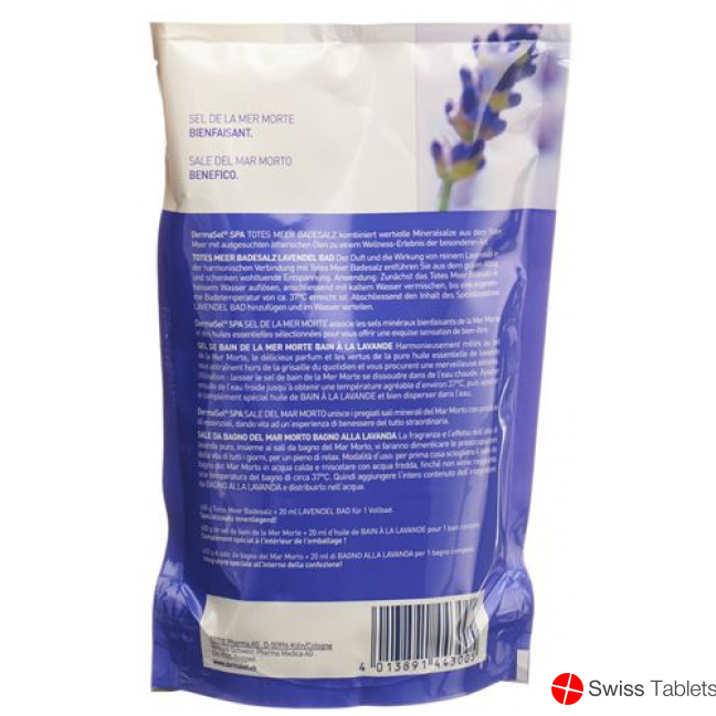 Dermasel bath salts lavender German / French / Italian Battalion 400 g