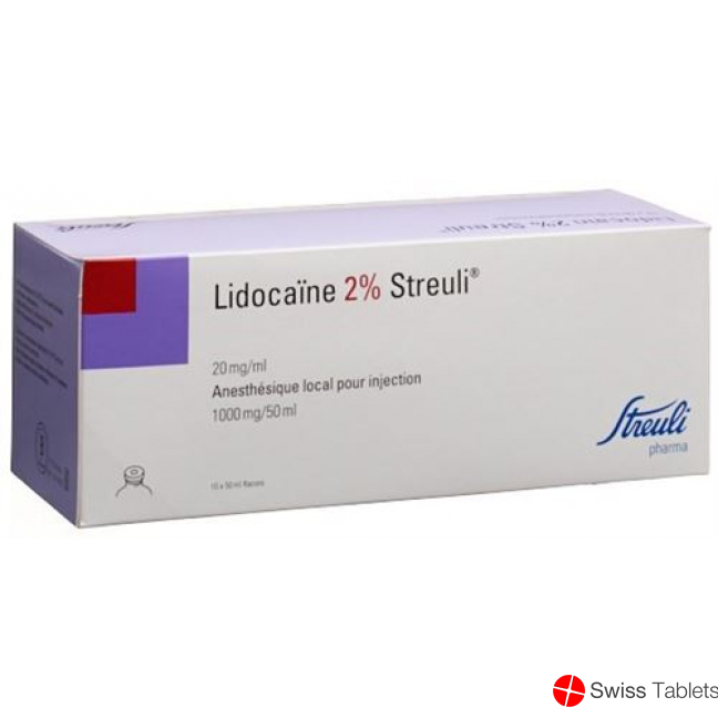 Lidocain Streuli 2% M Kons Durchstechflasche 50ml buy online