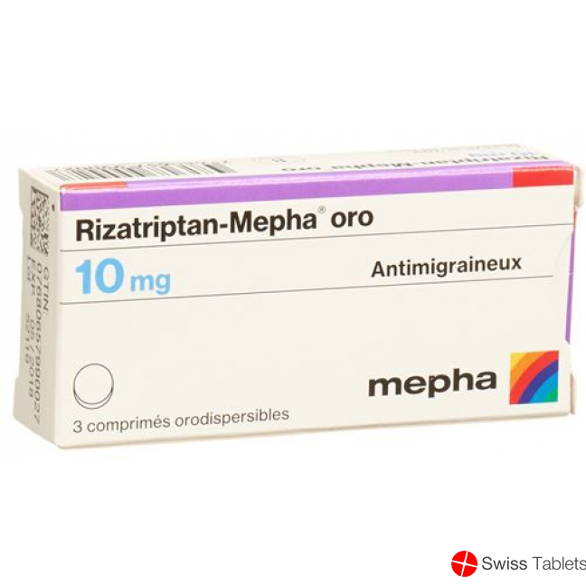 Rizatriptan-Mepha oro Schmelztabl 10 mg 6 pcs