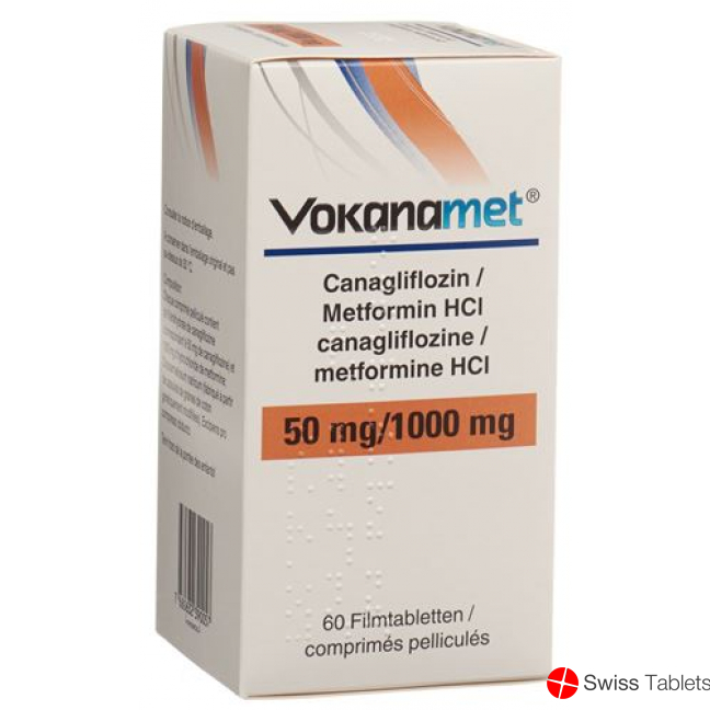 Vokanamet 50/1000 mg 60 tablets