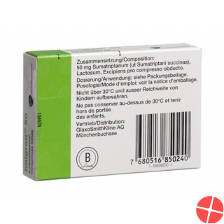 Imigran 50 Filmtabletten 50mg 12 Stück